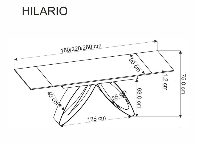 Dining table Hilario 