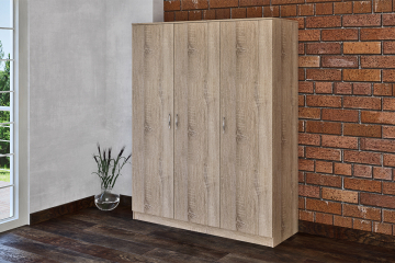 Triple wardrobe Oak Sonoma
