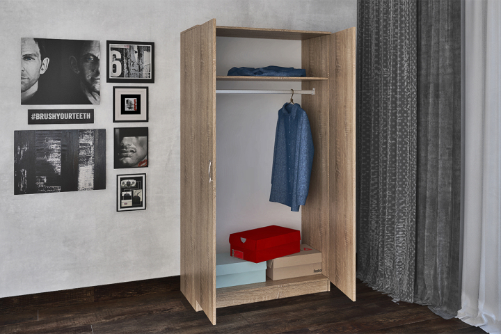 Double wardrobe Oak Sonoma 