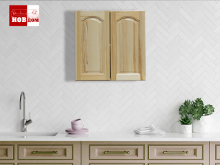 Upper cabinet Cham - 60 cm with solid doors
