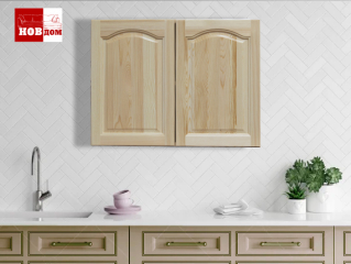 Upper cabinet Cham - 80 cm with solid doors