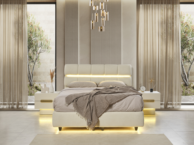 Belly bedroom set + lifting mechanism 