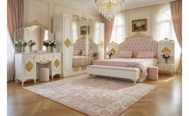 Bedroom set Gold