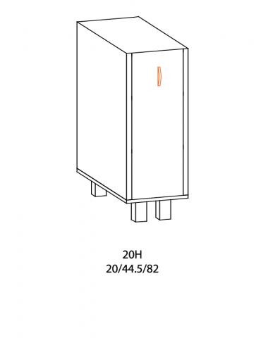 Lower cabinet Paula - 20 cm 