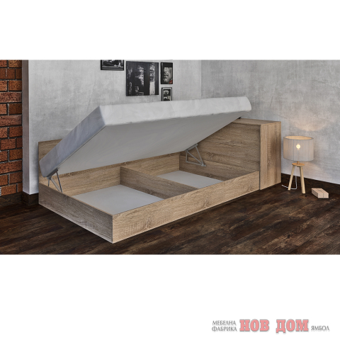 Bed with chest + mattress 