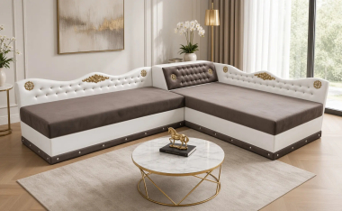 Upholstered bed + upholstered bed Bodrum