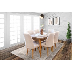  Комплект маса + 4 стола Модел 8