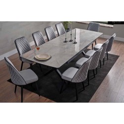 Трапезен комплект маса + 10 стола Белвю